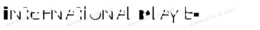 International Playb字体转换
